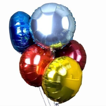 Infited helium foil balloons