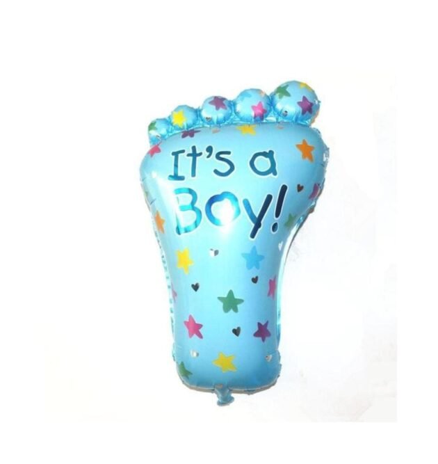 Its a boy Foot foil balloons