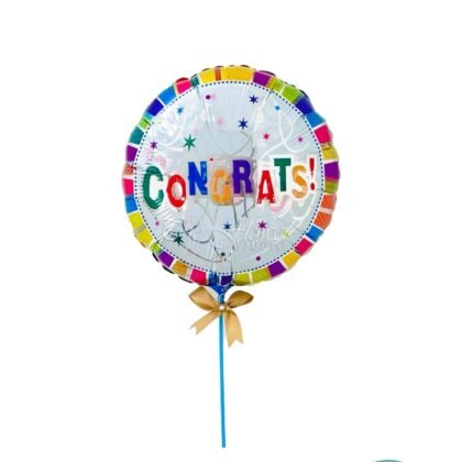 Congratulations foil balloon