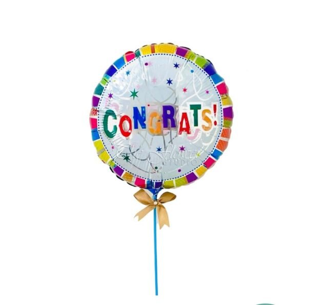 Congratulations foil balloon